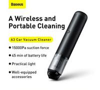 aspirateur sans fil baseus a3 135 w 15000 pa noir (crxcqa3-0a) Noir G