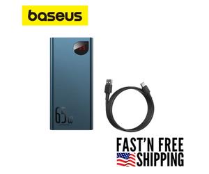 Baseus Adaman Metal Batterie externe 20000 mAh 65 W - Bleu
