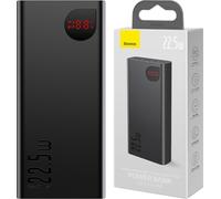 Baseus Adaman Metal Powerbank, 20000Mah, 2Xusb, Usb-C, Lightning, Microusb 22.5W (Czarny)