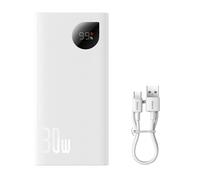Baseus Adaman2 Power Bank 10000mAh 30W USB Double - Blanc