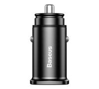 Baseus Chargeur voiture Allume-cigare Square – 2x USB QC 3.0 30W – Noir