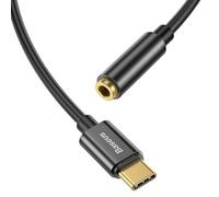 Baseus Adaptateur L54 Type-C Mâle vers Jack 3.5mm Femelle (CATL54-01) Noir