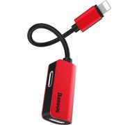 Baseus Adapter L37 - Lightning mâle vers 2xLightning femelle - (CALL37-91) rouge
