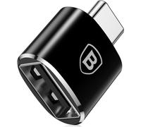 Baseus Adapter von USB auf USB Type-C Kabel Splitter OTG schwarz (CATOTG-01)