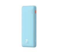Batterie externe 10 000 mAh Airpow Charge rapide 20 W - bleu