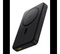 Baseus Airpow 2 P10080000123-00 Batterie Externe 10000mAh Charge Rapide 22.5W USB-A + USB-C, Recharge sans Fil 15W, Noir, Compatible MagSafe