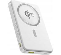 Baseus Airpow II 10000mAh Qi2 powerbank avec MagSafe 22.5W avec câble Baseus Simple Series USB-C - USB-C 20V/3A (30cm) - blanc
