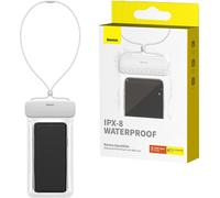 Baseus AquaGlide BS-PC029 Étui étanche IPX8 avec système Slide Lock - blanc