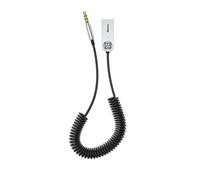 Baseus Aux Bluetooth adaptateur pour voiture 3.5mm Jack USB Bluetooth 5.0 récepteur haut-parleur Auto mains libres voiture Kit Audio musique transmetteur - Type Black