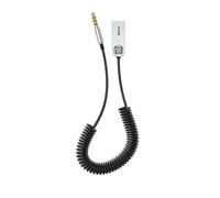 Baseus Ba01 Aux Usb Bluetooth Adaptateur Dongle Câble Pour Voiture 3.5mm Jack Aux Bluetooth 5.0 Récepteur Haut-Parleur Audio Récepteur De Musique - Type Black
