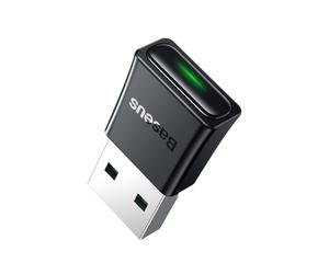 Baseus BA07 Adaptateur USB Bluetooth 5.3 Récepteur et Émetteur pour Ordinateur 5 Appareils Noir