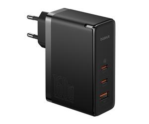 Baseus Baseus GaN5 Pro | Chargeur rapide 2x USB-C + 1x USB-A 160 watts Noir
