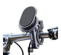 Baseus Baseus PrimeTrip support de téléphone 2-en-1 pour vélo / scooter / moto avec anneau support Magnétique Universel Cosmic Black Noir