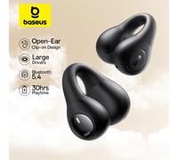 Baseus Bass 15 Clip écouteurs à oreille ouverte sans fil Bluetooth 5.4 pince d'oreille écouteurs oreille sport TWS écouteurs 2-mic ENC casque Black