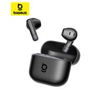 Baseus Bass BS2 Lite véritables écouteurs sans fil Bluetooth 6.0 écouteurs semi-intra-auriculaires 2 micro AI ENC 40H de lecture IP55 SuperBass écouteurs Galaxy Blue