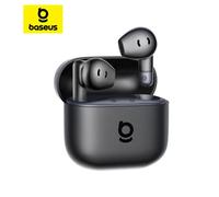 Baseus Bass BS2 Lite véritables écouteurs sans fil Bluetooth 6.0 écouteurs semi-intra-auriculaires 2 micro AI ENC 40H de lecture IP55 SuperBass écouteurs Cosmic Black
