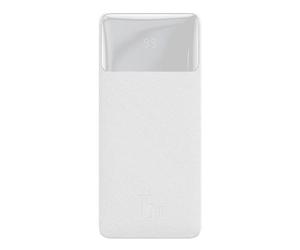 Baseus Batterie externe Bipow avec affichage numérique 10000 mAh 15W - Blanc