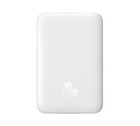 Baseus - Batterie Externe Mini Air (P10059001223-00) - Type-C, Chargement Magsafe, 20w, 10000mah, Avec Câble Type-C, 30cm - Blanc