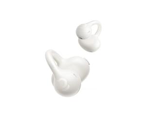 Baseus BC1 Casque Open Ear Clip d'oreille avec Son Impressionnant, Amplification des Basses adaptative, Bluetooth 6.0, réduction du Bruit Lors des appels, IP55, Batterie 38H, bourgeons légers - Blanc