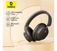 Baseus Bowie D05 casque sans fil 3D Audio spatial écouteur Bluetooth 5.3 casque 40mm pilote pliable sur l'oreille casque 70H Gray