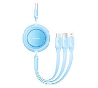 Baseus Bright Mirror 2, Usb 3-In-1 Cable For Micro Usb / Usb-C / Ligh