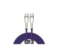 baseus cable cafule metal type-c sur type-c pd 100w 2 metre (catjk-d05) fioletowy