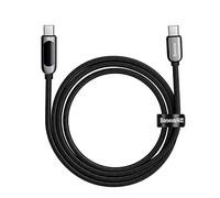 Baseus Affichage Câble, USB Type C - C, 100W, Noir, 2m
