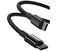 Baseus Câble de Chargement Rapide 100W PD 5A QC 4.0 USB C vers USB C, Câble de Données Type C Tressé en Nylon pour Samsung S21 S20+ S10 Note 10 iPad Pro MacBook Pro Google Pixel (3M)