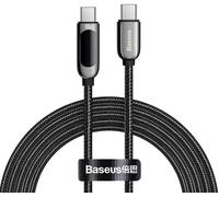 Baseus Câble d'écran, USB Type-C - USB Type-C, 100W, noir, 2m