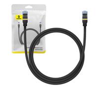 Baseus câble internet rapide RJ45 cat.7 10 Gbit/s 1 m tressé noir