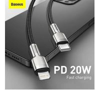 Baseus Câble Lightning vers USB-C CATLJK-01 20 W 0,25 m Noir