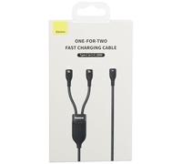 Baseus Câble USB 2 en 1 Flash Series USB-C do USB-C 100 W, 1,5 m (noir)