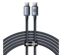 Baseus Câble USB-C CAJY000701 – 2 m, Power Delivery 100W, transfert 480 Mbit/s, Noir