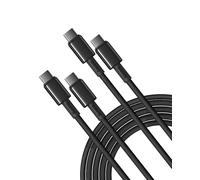 Baseus Câble USB C vers USB C, 100 W [2 m + 2 m] Type C Câble de charge rapide PD 5A QC 4.0 Câble de charge USB C pour iPhone 17 16 15 14 13 12 Pro, Galaxy S25 S24 S23 Ultra, MacBook, iPad Pro