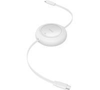 Baseus Câble USB C vers USB C, 100 W, 2 m, câble de charge USB C | Cordon de charge rétractable préréglé à 7 étapes pour iPhone 15-18, MacBook, iPad Pro, Samsung S24/S23