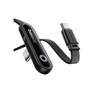 Baseus Câble USB C vers USB C 90° 2 m Charge rapide 100 W Câble de charge USB C E-Sport avec lumière d'ambiance annulaire pour iPhone 16 15 14 13 12 Pro, Samsung Galaxy S25 S24 S23 S22 Ultra, MacBook