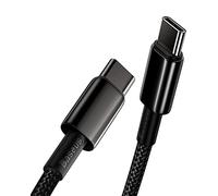 Baseus Cable USB C vers USB C Charge Rapide, 100W PD Type C 5A QC 4.0, 1M Nylon Cordon pour iPad Air Pro MacBook Samsung Galaxy S23 S22 S21 S20 Note 10 Pro Steam Switch PS5