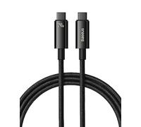 Baseus Câble USB-C vers USB-C Tungsten Gold 240W 1 m Noir
