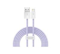 baseus cable usb to apple lightning 8-pin 2,4a dynamic series cald000505 2m purple