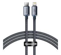 Baseus Câble Shine Series USB-C vers Lightning 20 W 1,2 m Noir