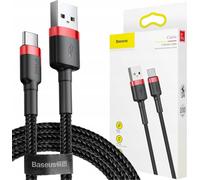 Baseus Cafule 3A 1M Usb to Usb-C Cable (Red/Black)