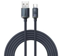Baseus Câble USB-A vers Type-C Crystal Shine CAJY000401 100 W 5 A 1,2 m Noir