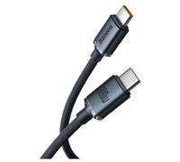 Baseus Câble USB-C CAJY000701 – 2 m, Power Delivery 100W, transfert 480 Mbit/s, Noir
