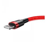 Câble USB vers Lightning - Baseus - Rouge - 1,5A - 2m - Chargement