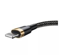 Baseus Câble USB Lightning Cafule CALKLF-RV1 3 m 2 A Noir et Or
