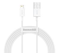 Baseus Câble de transfert de données USB Superior Series 2,4 A 2 m Blanc