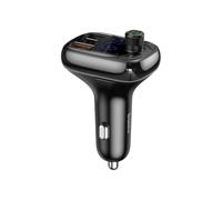 Modulateur FM - Baseus - S-13 - 2x USB - Type-C - Bluetooth - Écran LED