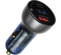 Baseus Car Charger Particular Digital Display C+U, Pd 3.0 Qc 4.0+, Sc