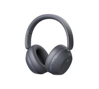 Baseus Casque Bluetooth Bass 35 Max — 50 h d'autonomie, réduction de bruit, confort supérieur — Gris