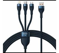 Baseus câble USB CASS030003 1,2 m USB A vers USB-C/Micro USB-A/Lightning Bleu